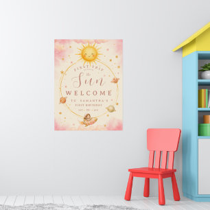 Poster Primeira Viagem ao Redor do Sol Menina de Primeiro