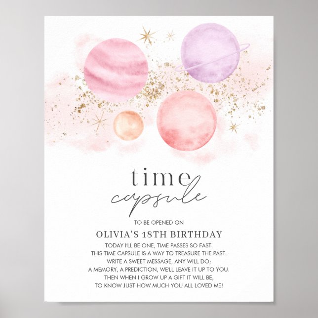 Poster Primeira Viagem Em Torno Da Cápsula Do Tempo Das R (Frente)