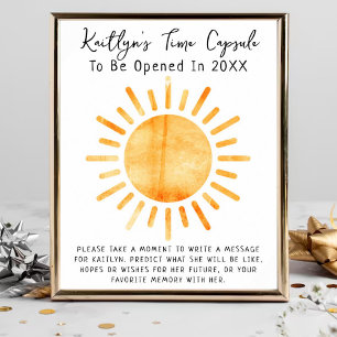 Poster Primeira Viagem Em Torno Do Sun Time Capsule Game