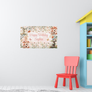 Poster Primeiro aniversario da Garden Mushroom Girl Encan