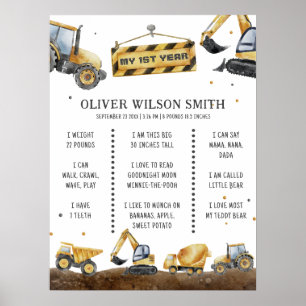 Poster Primeiro aniversario de Caminhos de Construção - C