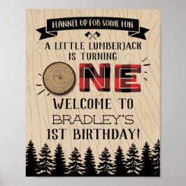 Poster Primeiro aniversario de Lumberjack Boys, Xadrez da