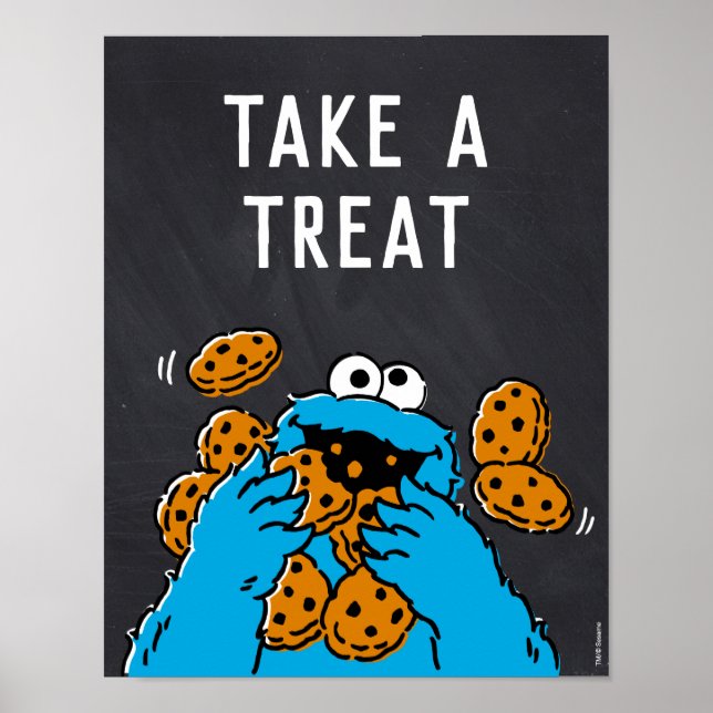 Poster Primeiro aniversario De Monstro De Cookie Tome Um  (Frente)