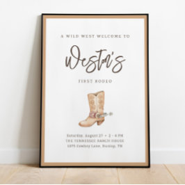 Poster Primeiro aniversário de Rodeo Neutro do Sul