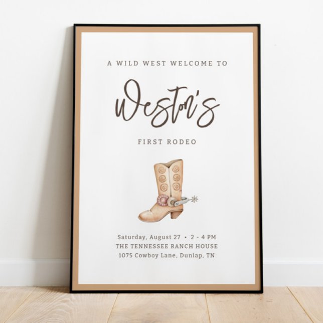 Poster Primeiro aniversário de Rodeo Neutro do Sul (Criador carregado)