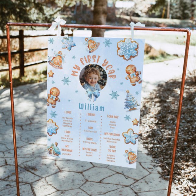 Poster Primeiro aniversario do pequeno biscoito Milestone (Criador carregado)