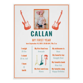 Póster Primeiro Aniversário do Rockstar