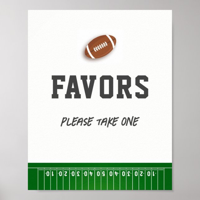 Poster Primeiro Ano de Abandono de Futebol Favorece Sinal (Frente)