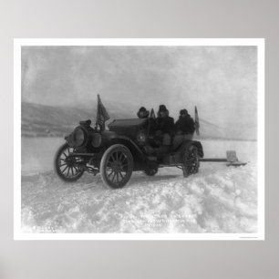 Poster Primeiro automóvel de Dawson a Whitehorse, Alaska
