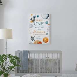 Poster Primeiro Aventura Espacial - Boas-vindas