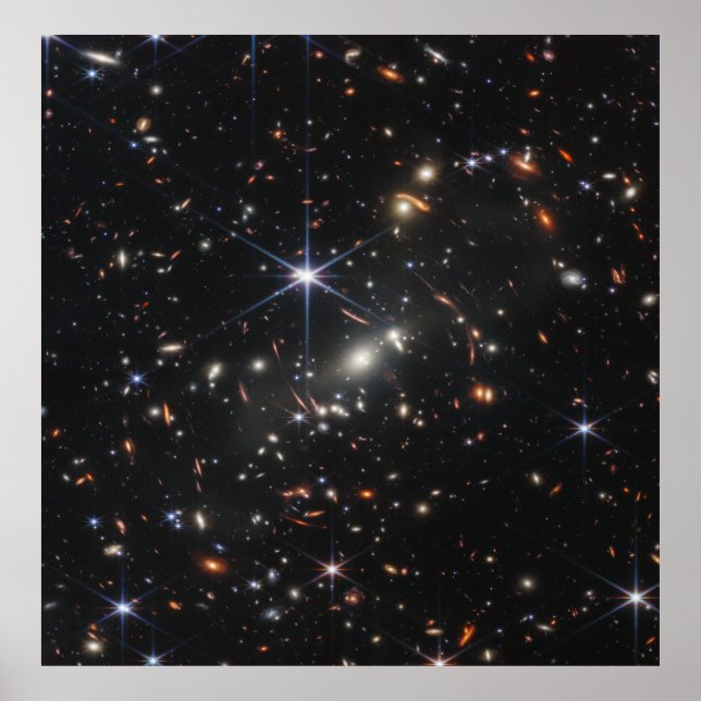 Poster Primeiro Campo Profundo do Universo de James Webb (Frente)