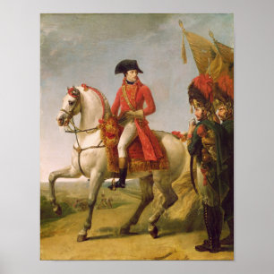 Poster Primeiro cônsul de Napoleon Bonaparte