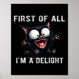 Poster Primeiro De Tudo I39m Um Lobo Sarcástico Engraçado