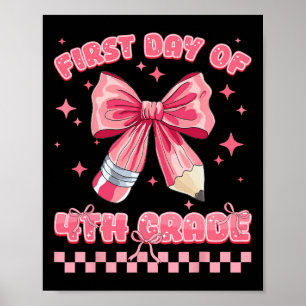 Poster Primeiro Dia Da 4ª Série Coquette Byck Para A Esco