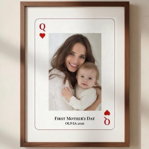 Poster Primeiro Dia das Mães Personalizado com Foto