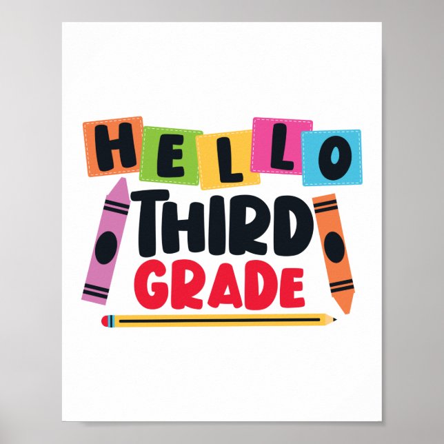 Poster Primeiro Dia De Alô, Professor Do Terceiro Grau (Frente)