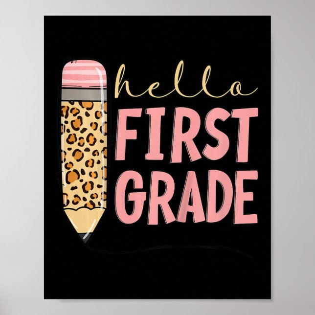 Poster Primeiro Dia De Aula Das Meninas Na Escola (Frente)