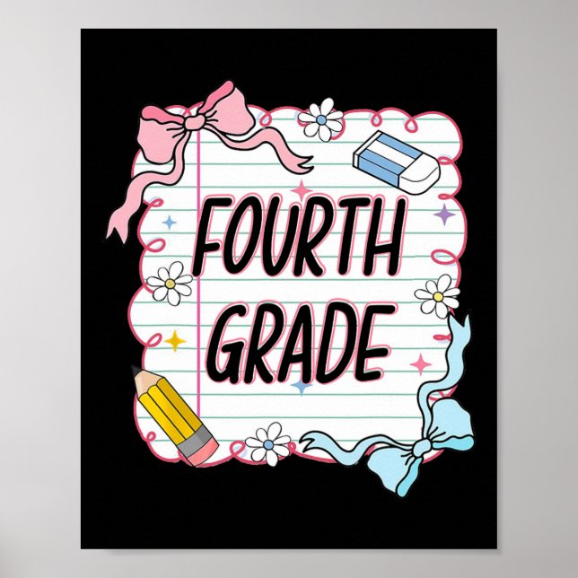 Poster Primeiro Dia De Aula Garota Coquette1  (Frente)