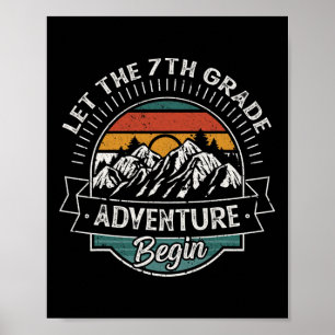 Poster Primeiro Dia De Escola Que Seja A Aventura 7