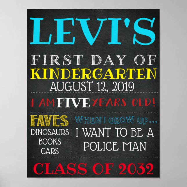 POSTER PRIMEIRO DIA DE GRÁFICO ESCOLAR (Frente)