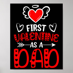 Poster Primeiro Dia dos Namorados Como Pai Coração Novo P