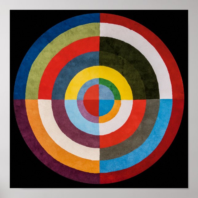 Poster Primeiro Disco | Robert Delaunay | (Frente)