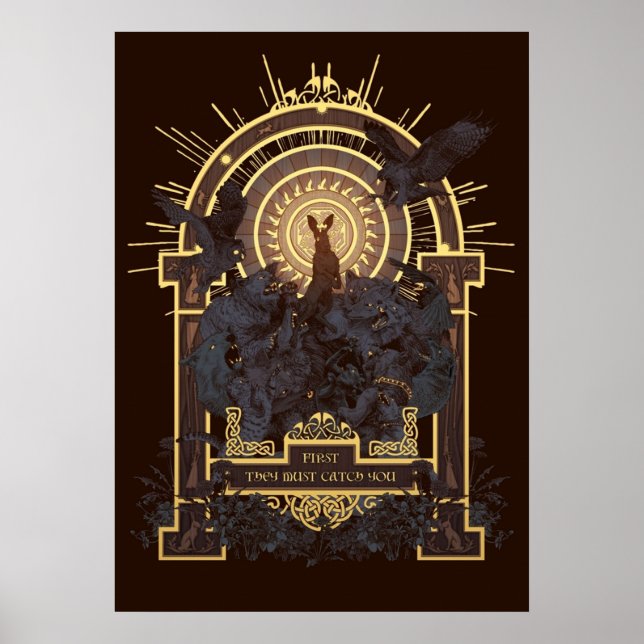 Poster Primeiro Eles Devem Pegar Você (Frente)