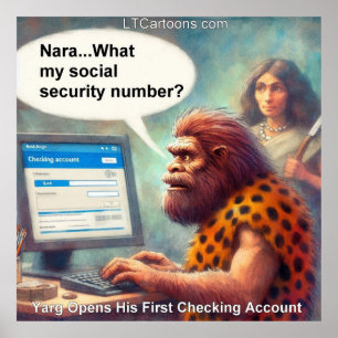 Poster Primeiro Login do Yarg: Bancário como um Homem das