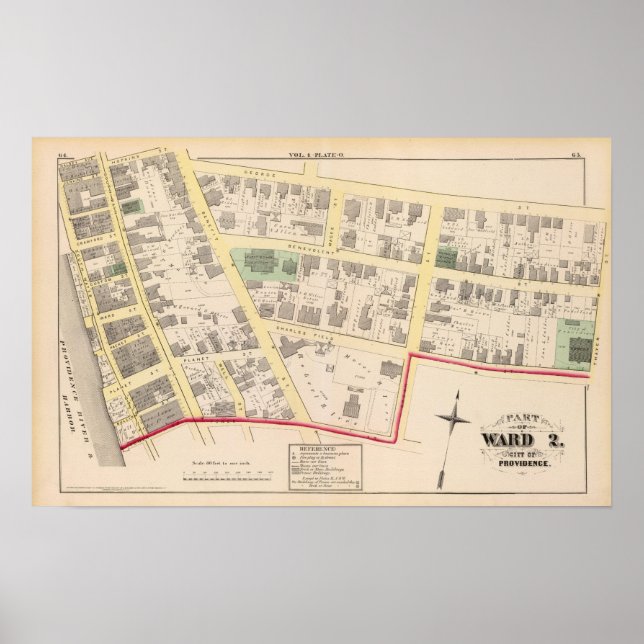 Póster Primeiro Mapa Atlas Congregacional da Igreja (Frente)