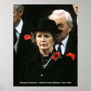 Póster Primeiro ministro de Margaret Thatcher