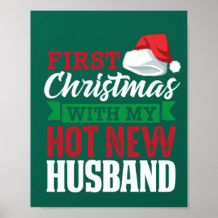 Poster Primeiro Natal Com Meu Novo Marido Quente