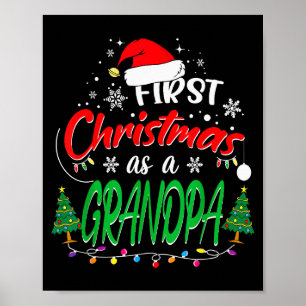 Poster Primeiro Natal como Avô Novo Avô 1º N