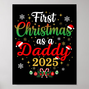 Poster Primeiro Natal como Pai 2025 Novo Pai Natal