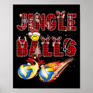 Poster Primeiro Natal Como Pai Jingle Voleibol Papa Tio D