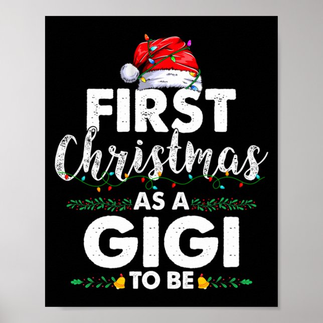 Poster Primeiro Natal Engraçado como uma Avó a Ser Nova A (Frente)