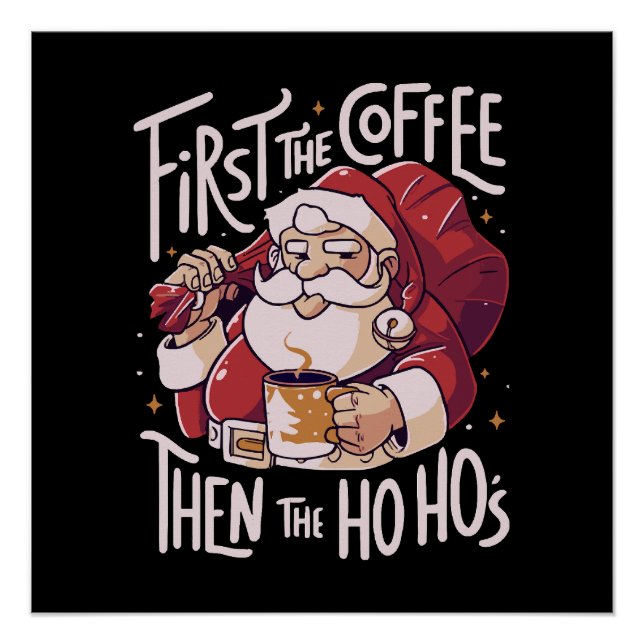 Póster Primeiro o café, depois o HOHO (Frente)