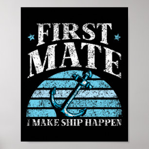 Poster Primeiro Oficial Eu Faço o Navio Acontecer Barco I