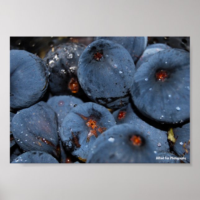 Poster Primeiro plano da fruta figo (Frente)