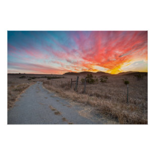 Póster Primeiro por do sol do dia