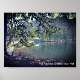 Poster Primeiro reservatório no condado de Rockland Postc