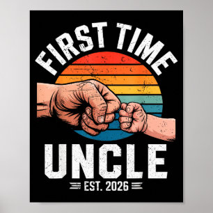 Poster Primeiro Tio Est 2026 Anúncio de Bebê Ótimo