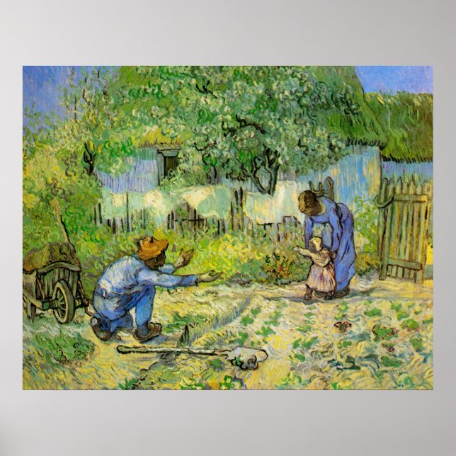 Poster Primeiros passos de Vincent van Gogh (Frente)
