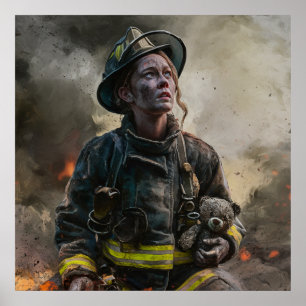 Poster Primeiros Respondentes: Fireman 3
