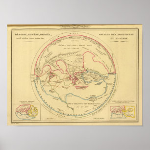 Poster Primitivo do DES Grecs de Geographie