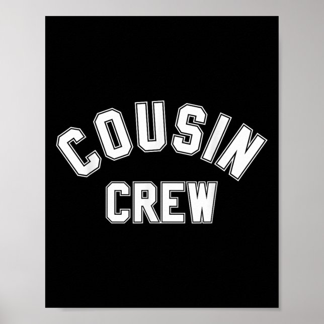 Poster Primo Crew Crianças Mulheres Meninas Engraçadas Pr (Frente)
