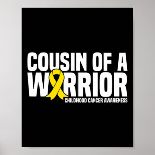 Poster Primo de um Guerreiro Conscientização do Câncer In