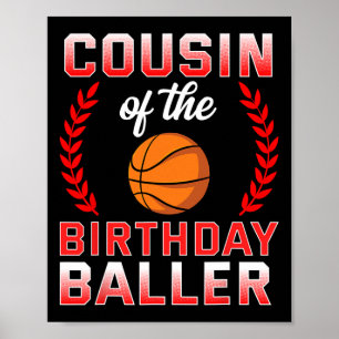 Poster Primo Do Bysketbyll Bday Celebra