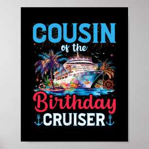 Poster Primo do Cruiser de Aniversário Divertido Presente