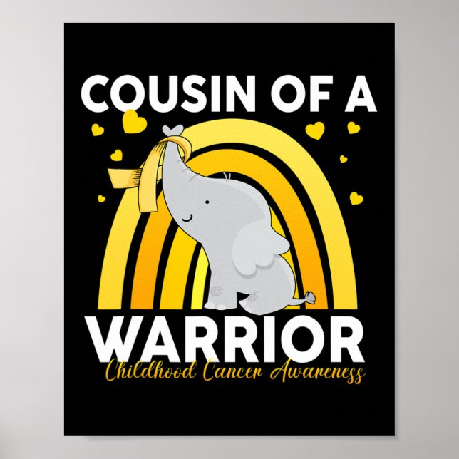 Poster Primo Elefante De Um Guerreiro Conscientização Do  (Frente)