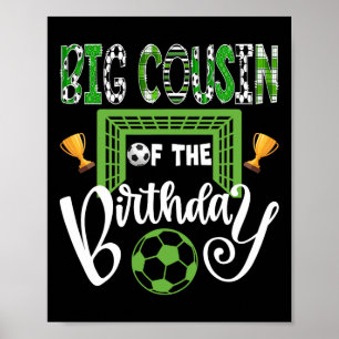 Poster Primo Mais Velho Do Jogador De Futebol No Bday
